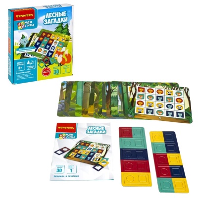 Настольная игра-головоломка Лесные загадки Bondibon ВВ5636